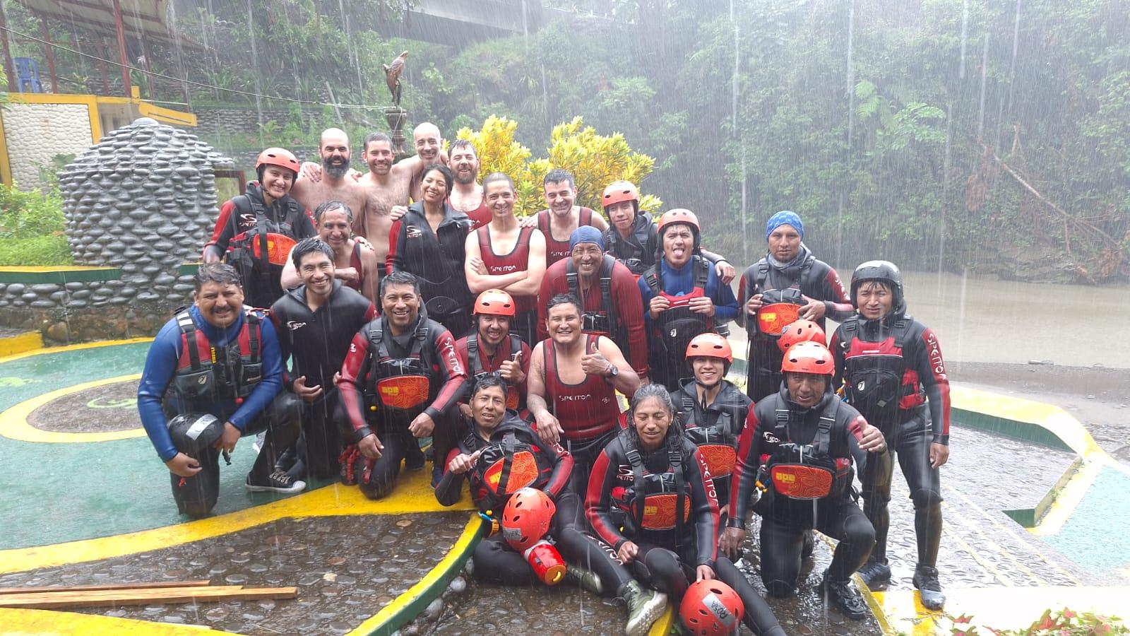 FINALIZA CON EXITO EL CURSO DE RESCATE EN RIADAS E INUNDACIONES EN SAN GABAN PUNO